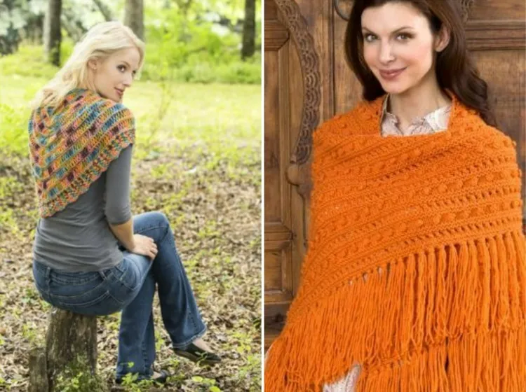 ensemble en maille femme automne magnifiques modèles tricot châle possèdent charme vintage