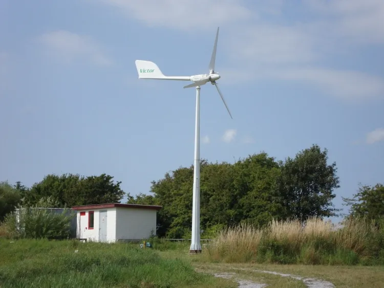installer une éolienne dans son jardin horizontale haute puissance sortie haute efficacité grande fiabilité