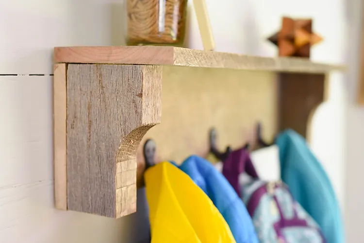 homemade wall coat rack make your own wooden pallets