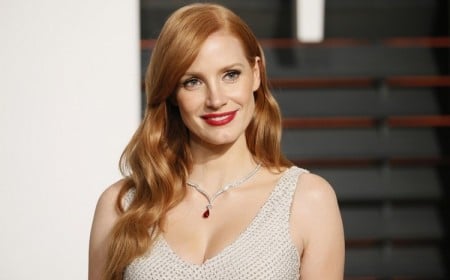 quelle couleur de cheveux pour peau claire et yeux marron bleus et verts blond vénitien Jessica Chastain