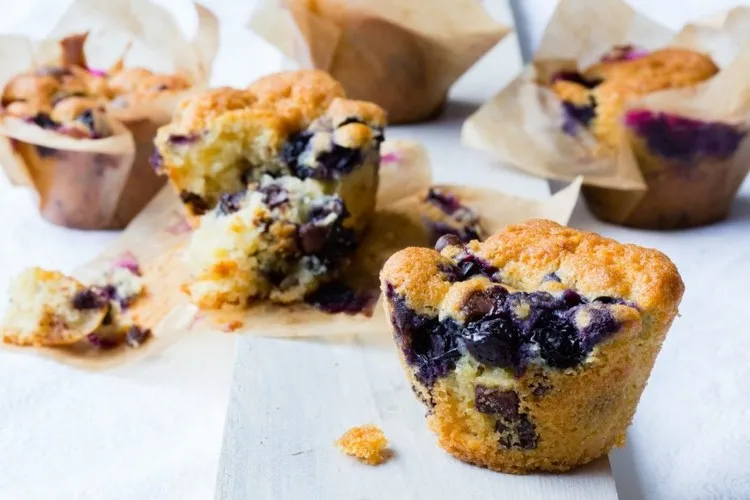 recette muffins aux myrtilles thermomix dessert automne facile et rapide