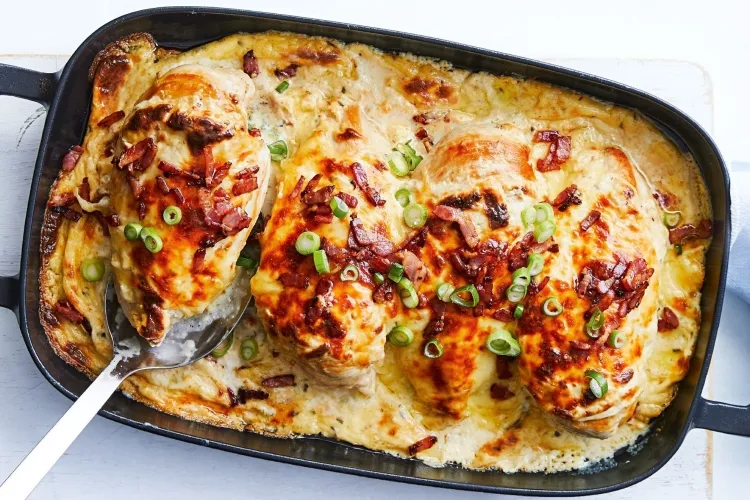 A recipe for a unique oven dish with chicken for every family