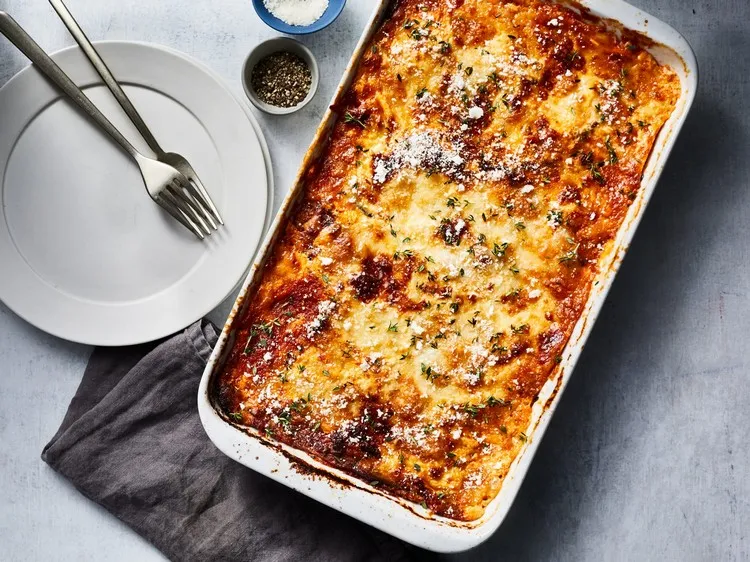 repas vegetarien lasagne aubergines parmesan idee repas septembre famille nombreuse