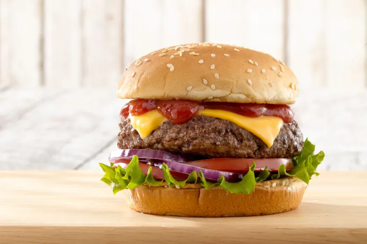 Cheeseburger is trendy hamburger 2022