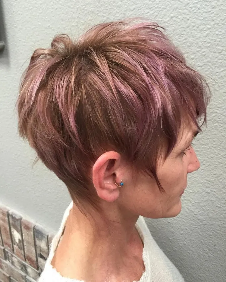 coiffure anti age pour femme 60 ans Pixie cut pinterest coiffure courte