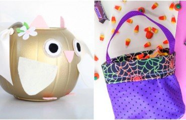 comment fabriquer panier bonbons sac halloween DIY étapes faciles