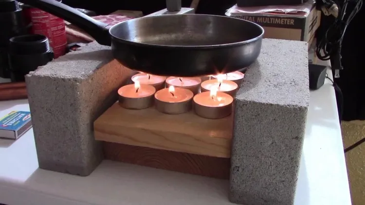 comment faire cuire des pâtes sans électricité bougies