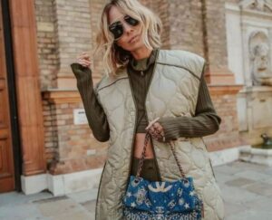 comment porter la veste sans manche femme matelassée cet automne hiver 2022 2023