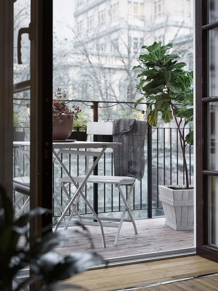 comment rendre balcon chaleureux en automne déco minimaliste petit balcon