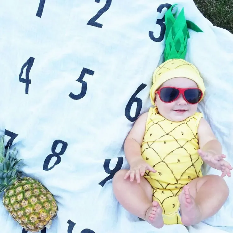 déguisement Halloween pas cher pour bébés filles costume ananas