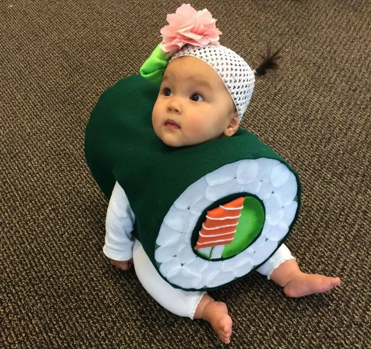 deguisement halloween bebe 6 mois sushi costume original