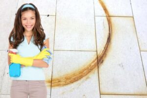 enlever des traces de rouille sur du carrelage selon son type