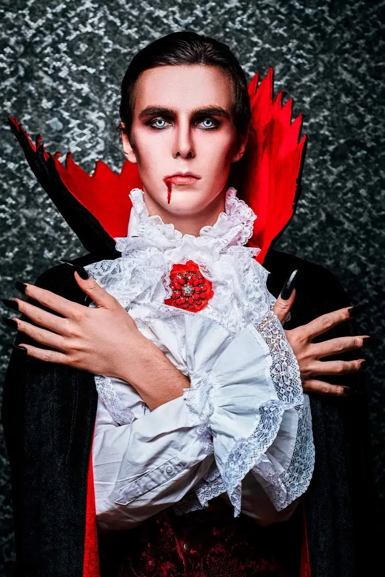 halloween costume idee garcon dracula vampire
