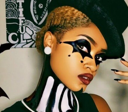 maquillage halloween femme idée déguisement définit makeup thématique