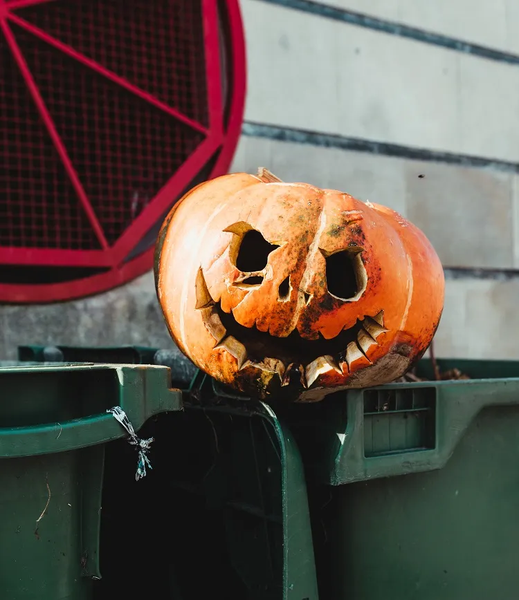 que faire avec la décoration après halloween réutiliser composter recycler