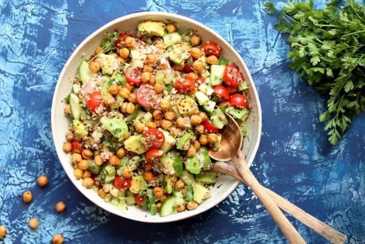 recette salade de pois chiches pour automne