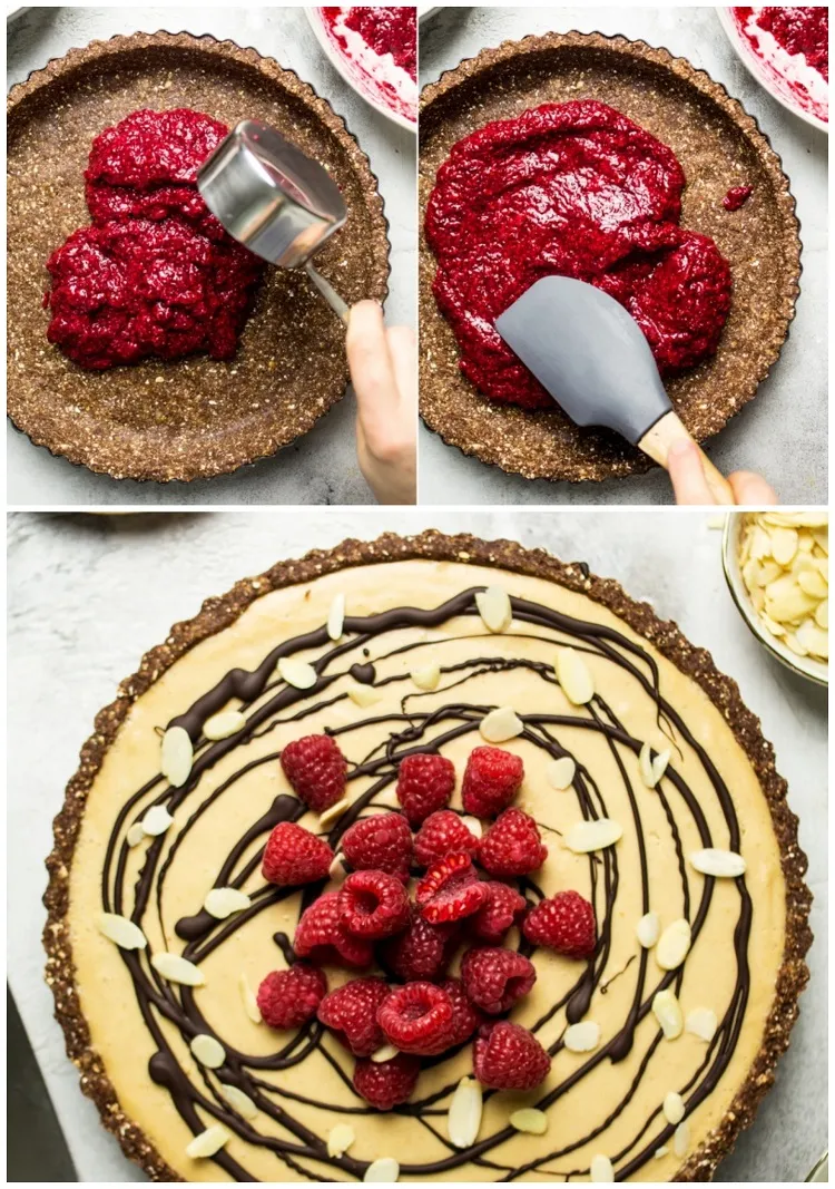 vegan white chocolate tart cake easy recipe