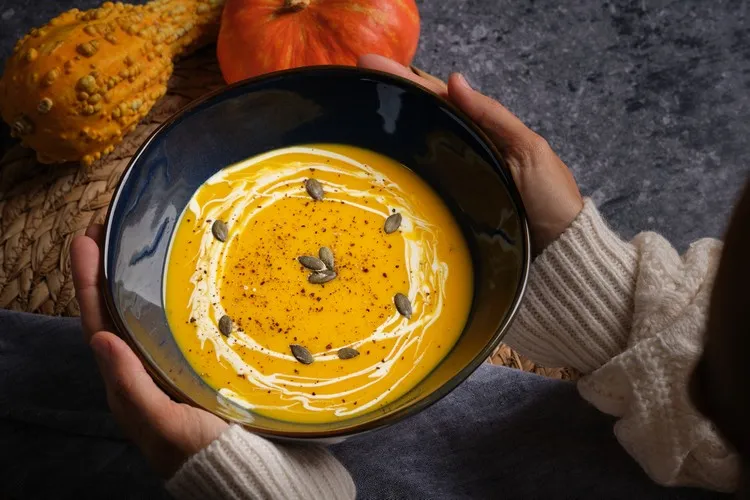 Economical recipes fall pumpkin soup with red lentils low budget meals