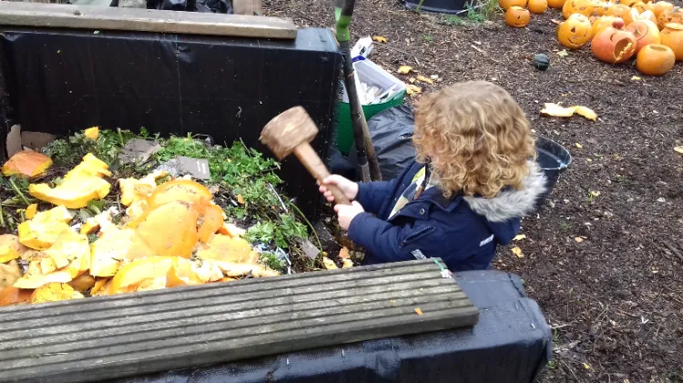réutiliser restes citrouille après Halloween anti gaspillage alimentaire zéro déchet composter