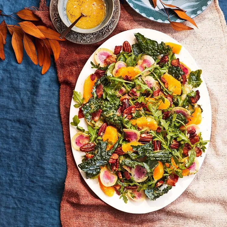 Mixed fall salad to boost your immunity