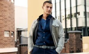 surchemise homme beige comment porter