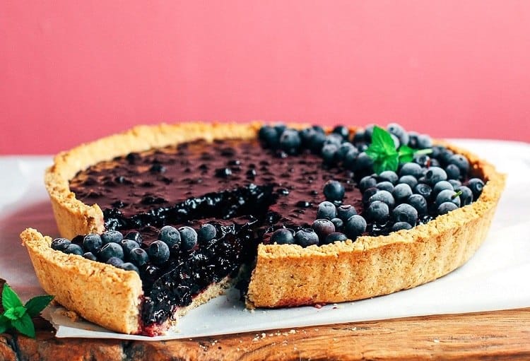 tarte aux myrtilles