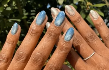 velvet nails tendance manucure automne 2022 ongles gel velours