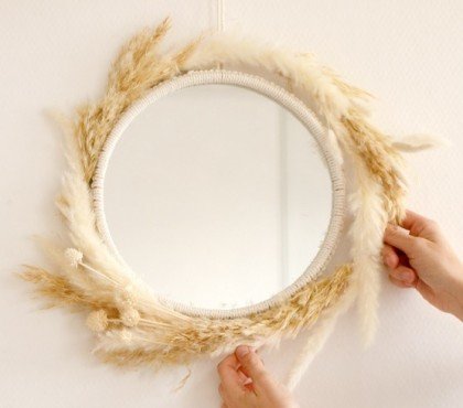 Comment décorer un miroir soi même