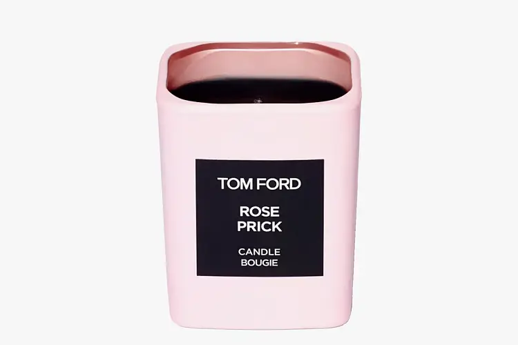 bougie tom ford luxe noir rose cire huile naturelle abeille fabrication