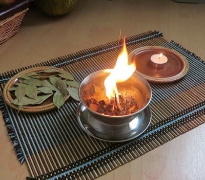 comment brûler feuille de laurier à la maison sèches aromathérapie apaiser détendre
