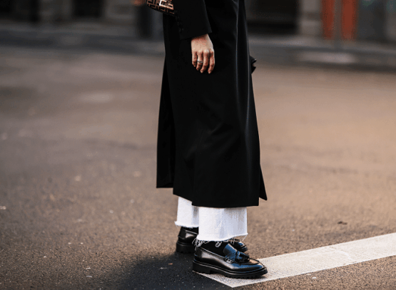 comment porter mocassins femme mode hiver 2023 talons plateforme cuir