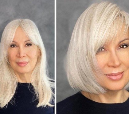 coupe de cheveux femme 60 ans visage ovale