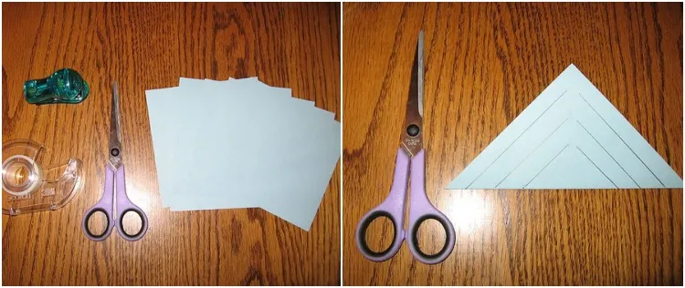 flocons de neige en papier comment faire étapes tutoriel photos facile