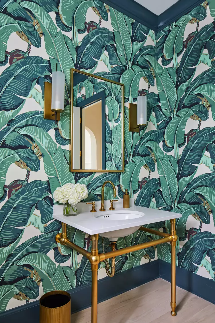 decorative bathroom wallpaper