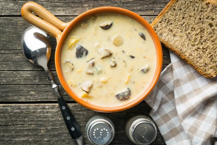 Recipe velouté with porcini mushrooms thermomix idea simple and expressive