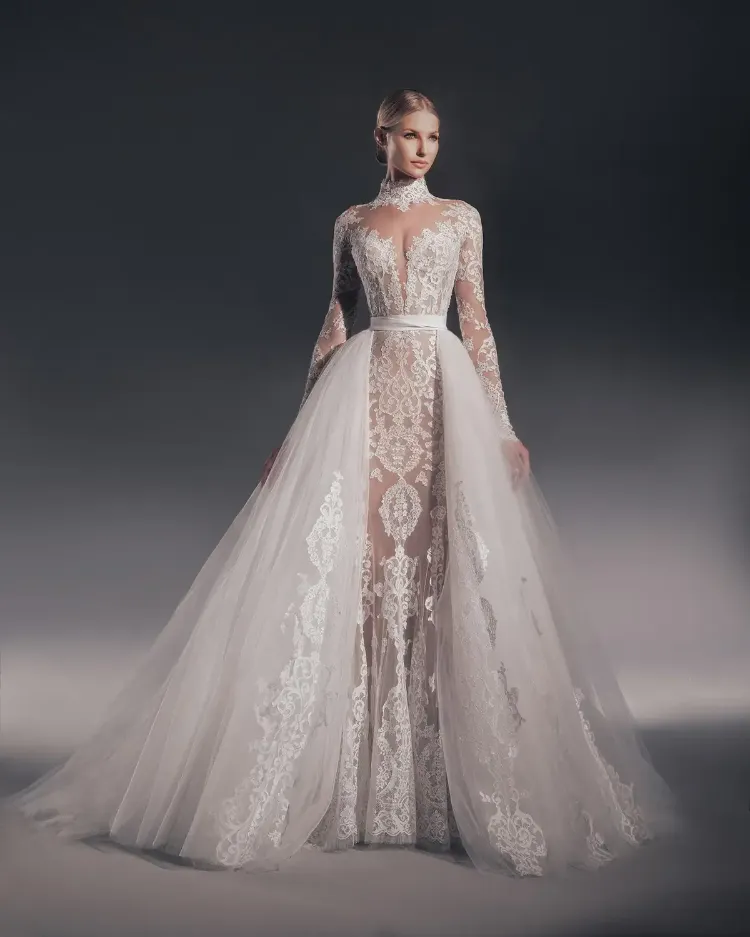 robe de mariée hiver 2022 2023 collection zuhair murad haute couture