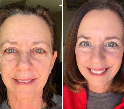 routine soins de visage femme 50 ans