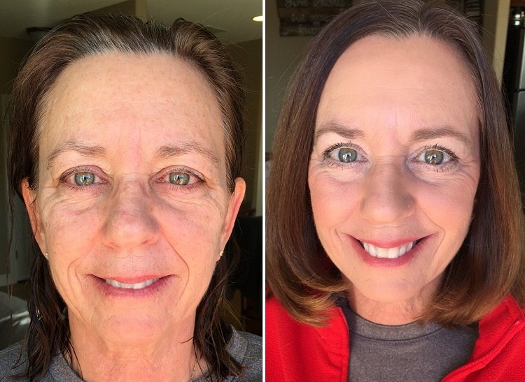 routine soins de visage femme 50 ans