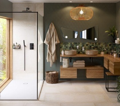 tendances déco accessoires salle de bains toilettes hiver 2022 2023