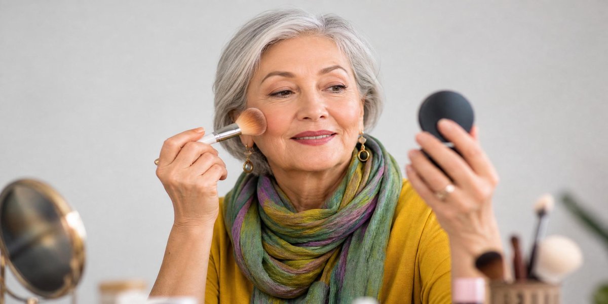 tuto maquillage femme 70 ans