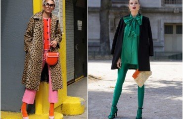 collants de couleur orange vert automne hiver 2022 2023 comment choisir porter style
