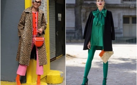 collants de couleur orange vert automne hiver 2022 2023 comment choisir porter style