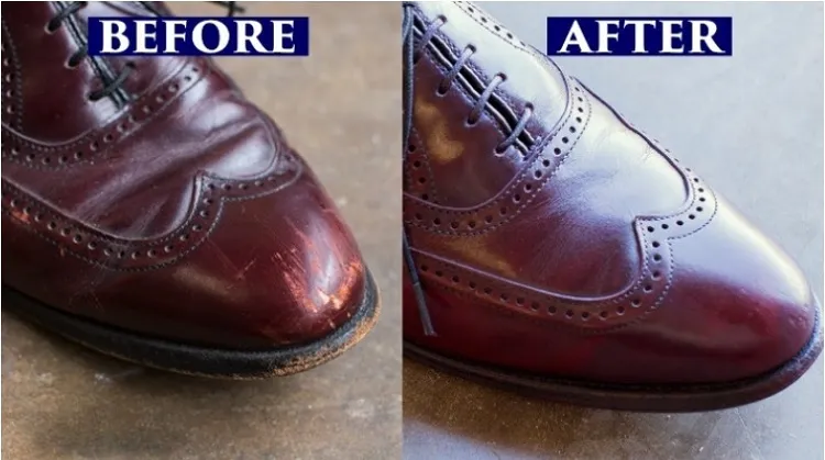 comment enlever des rayures sur des chaussures en cuir
