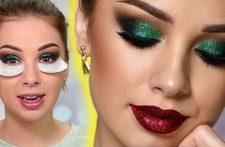 Maquillage Noël : les meilleures idées de make-up pour être la plus fraîche  le soir du