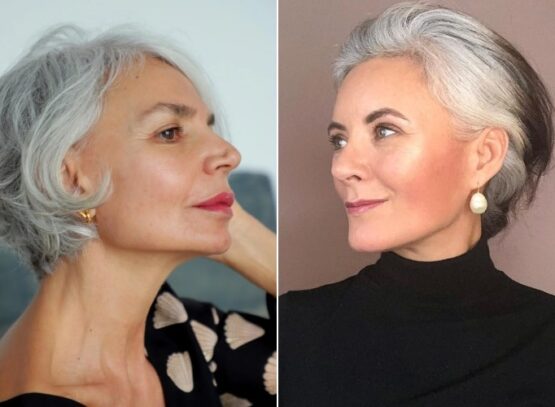 coupe cheveux courts gris femme 50 ans