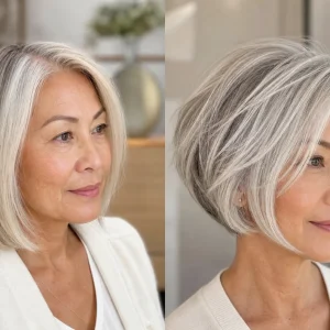 coupe courte pour cheveux fins et plats femme 60 ans idées tendance