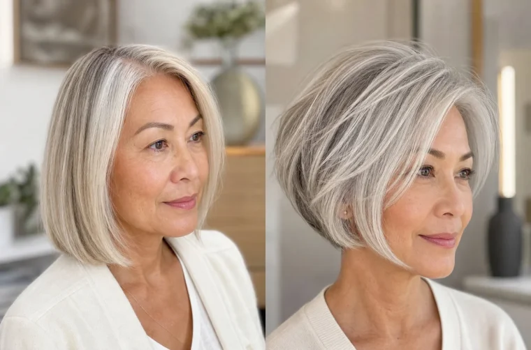coupe courte pour cheveux fins et plats femme 60 ans idées tendance