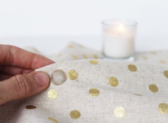 est-ce que la cire part au lavage tache bougie chauffer absorber papier