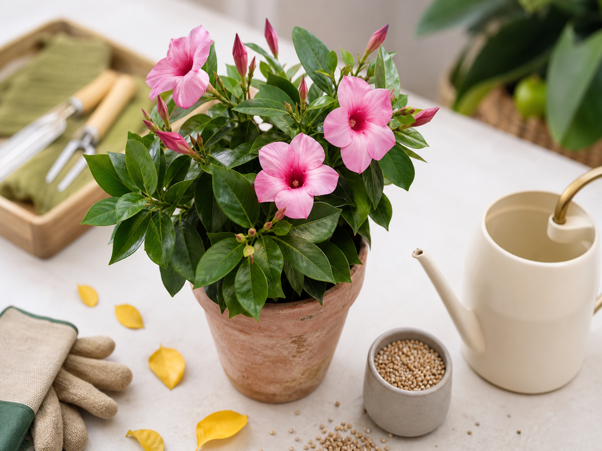 pourquoi le dipladenia mandevilla perd ses feuilles causes et solutions