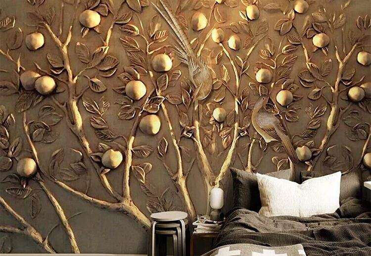 peinture murale salon 2023 design art